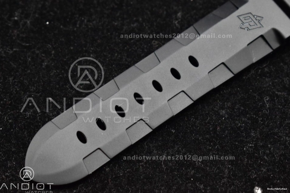 Strap SBF Rubber Edition Dial P PAM1229 Y Black 1:1 DailyWear on Black Best 437 0418